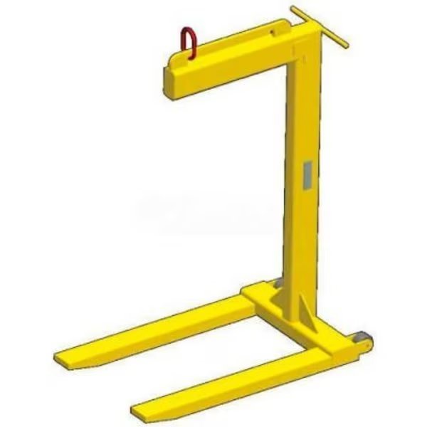 M&W Wheeled Dual Bale Lift Pallet Lifter - 4000 Lb. Capacity, Machining & Welding By Olsen, Inc., Mfr#: 14537