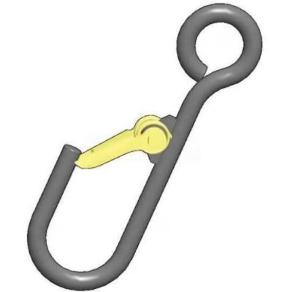 M&W 3/8" Alloy Latching J-Hook - 365 Lb. Capacity, Machining & Welding By Olsen, Inc., Mfr#: 14924