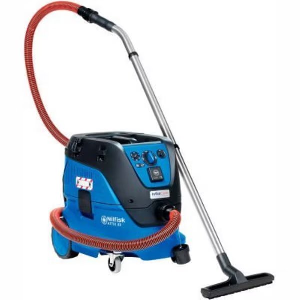Nilfisk Attix 33-22 IC Wet/Dry HEPA Vacuum w/Auto Filter Cleaning & Electric Tool Start, 8 Gal. Cap., Nilfisk-Advance America, Mfr#: 107412177