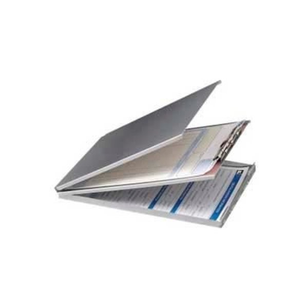Officemate¬Æ Aluminum Forms Holder with Storage, Top Opening, 8-1/2