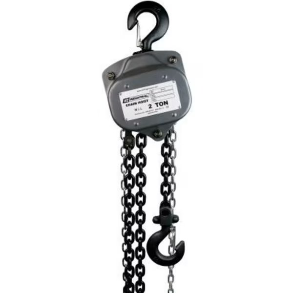 OZ Lifting Industrial Manual Chain Hoist, 2 Ton Capacity 15' Lift, Oz Lifting Products, Mfr#: OZIND020-15CH