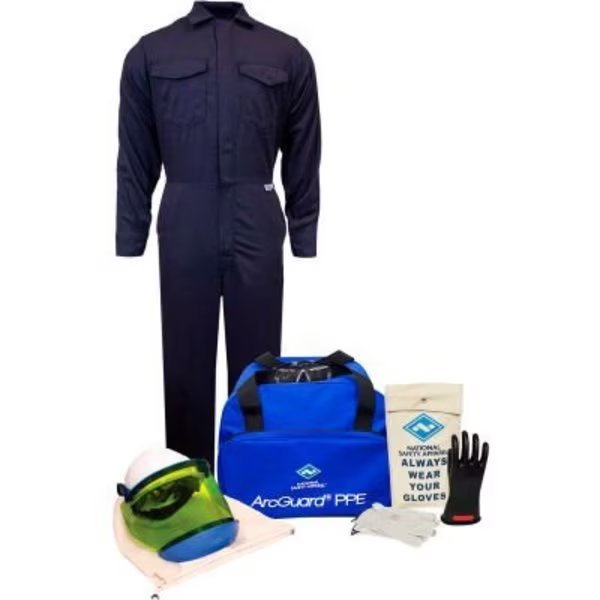 ArcGuard® KIT2CV08SM08 8 cal/cm2 Arc Flash Kit with FR Coverall, SM, Glove Size 08, National Safety Apparel, Mfr#: KIT2CV08SM08