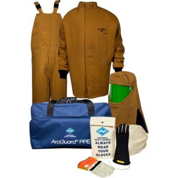 ArcGuard® KIT4SC100 MD10 100 cal/cm2 Arc Flash Kit, MD, Glove Size 10, National Safety Apparel, Mfr#: KIT4SC100MD10