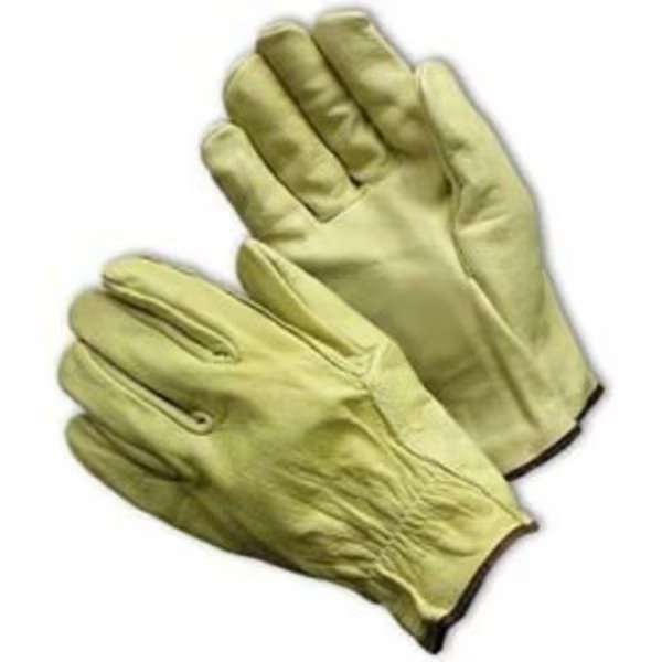PIP Top Grain Cowhide Drivers Gloves, Straight Thumb, Economy Grade, M, Pip, Mfr#: 68-105/M