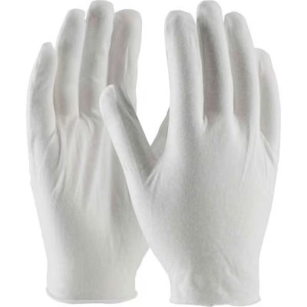 PIP® 97-500J CleanTeam® Jumbo Prem Lt Weight Inspect Gloves Cotton Lisle Unhemmed Men's, Pip, Mfr#: 97-500J
