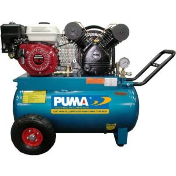 Puma PUN-5520G Portable Gas Air Compressor w/ Honda Engine, 5.5 HP, 20 Gallon, Horizontal, 11 CFM, Puma, Mfr#: PUN-5520G
