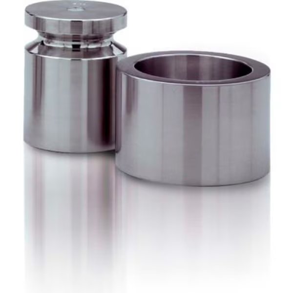 Rice Lake 500g Cylindrical Weight, Stainless Steel, ASTM Class 5 with NVLAP Certificate - 12511TC, Rice Lake Weighing Systems, Mfr#: 12511TC