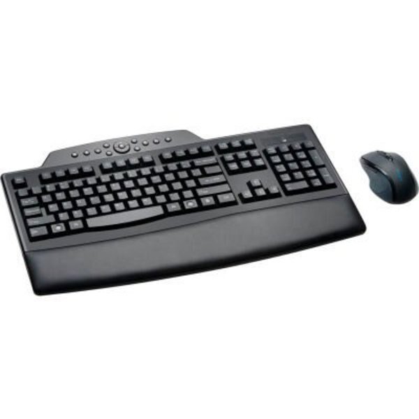 Kensington¬Æ ProFit¬Æ Wireless Comfort Desktop Keyboard and Mouse Set, Black, Kensington, Mfr#: 72403