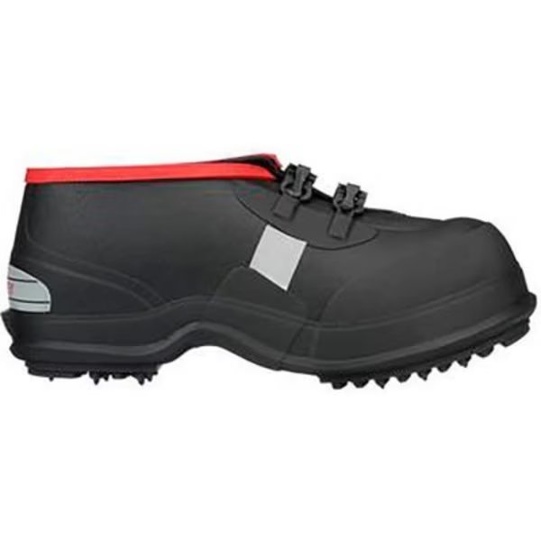 Winter-Tuff® 2 Buckle Ice Traction 5" Overshoe, Mens Sz 14, Waterproof, Vulcanized Rubber, Blk, Tingley, Mfr#: 4250.14