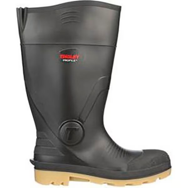 Profile® Knee Boot, Men's Size 4, 15"H, Plain Toe, Cleated Outsole, Brown Upper, Crepe Sole, Tingley, Mfr#: 51154.04
