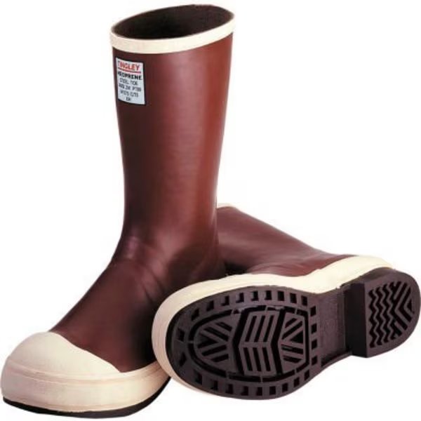 Tingley® MB922B Neoprene Steel Toe Snugleg Boots, Brick Red/Brown, Size 13, Tingley Rubber, Mfr#: MB922B.13