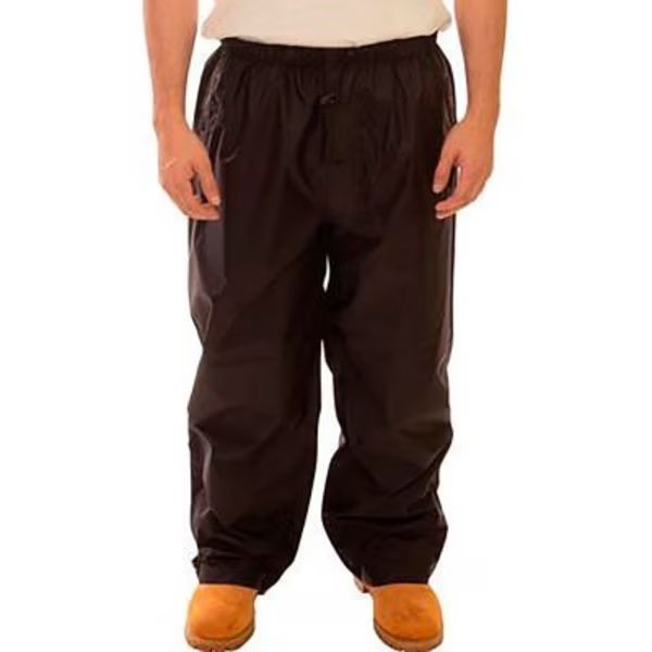 Icon LTE, Rain Pants, Polyurethane on 75 Denier Ripstop Polyester, Black, 2XL, Tingley, Mfr#: P27113.2X
