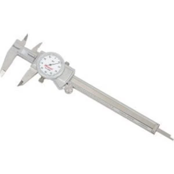 Starrett 3202-6 0-6" Dial Caliper W/White Dial, Starrett, Mfr#: 3202-6
