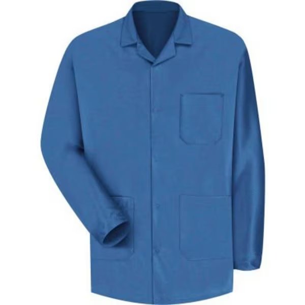 Red Kap¬Æ Unisex ESD/Anti-Static Counter Jacket, Electronic Blue, Polyester/Nylon, L, Vf Imagewear, Mfr#: KK26BLRGL