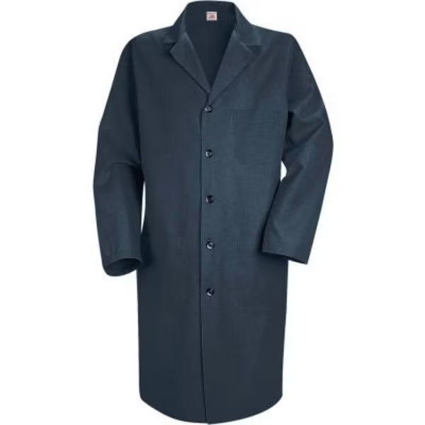 Red Kap¬Æ Men's Lab Coat, Navy, Poly/Combed Cotton, Tall, 42", Vf Imagewear, Mfr#: KP14NVLN42