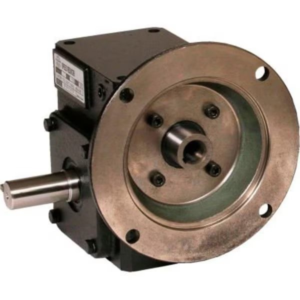 Worldwide HdRF325-50/1-L-56C Cast Iron Right Angle Worm Gear Reducer 50:1 Ratio 56C Frame, Worldwide Electric, Mfr#: HdRF325-50/1-L-56C