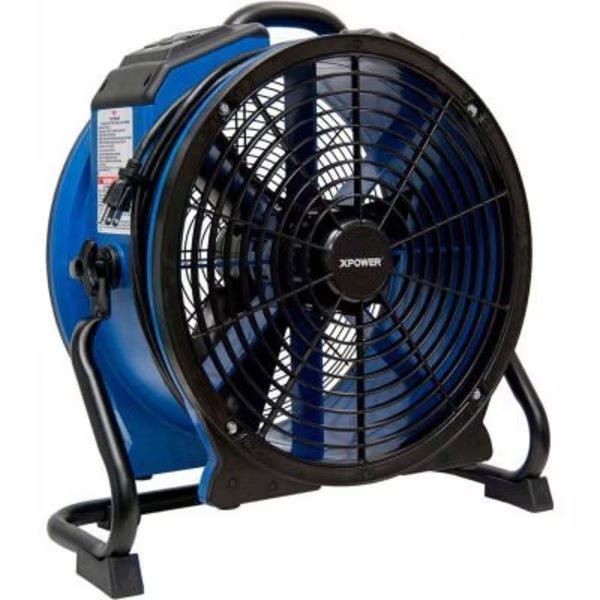XPOWER Industrial Axial Fan With Timer, Variable Speed, 1/3 HP, 3600 CFM, Xpower Manufacure, Mfr#: X-48ATR