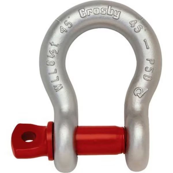 Crosby G-209 Galvanized Carbon Shackle SPA 3/16