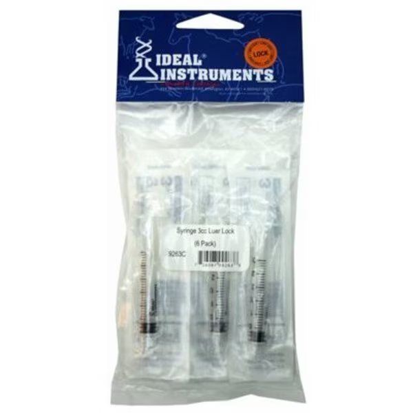 6PK 3cc Disp Syringe, Neogenrporation, Mfr#: 9263