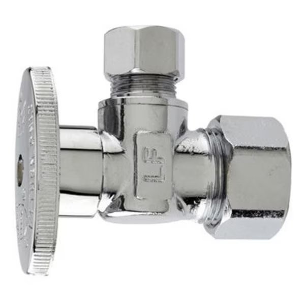 MP58x38 CHR ANG Valve, Plumb Shop Brasscraft, Mfr#: MP2622PCLF
