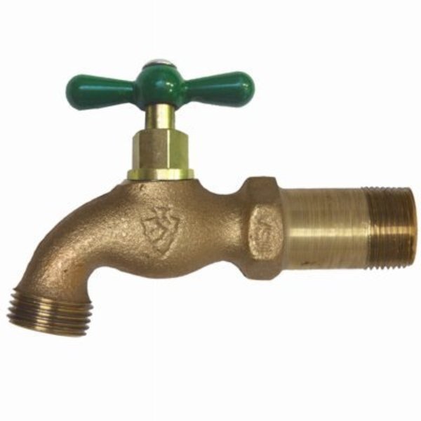 34 MPT HD Hose Bibb, Arrowhead Brass, Mfr#: 202LF