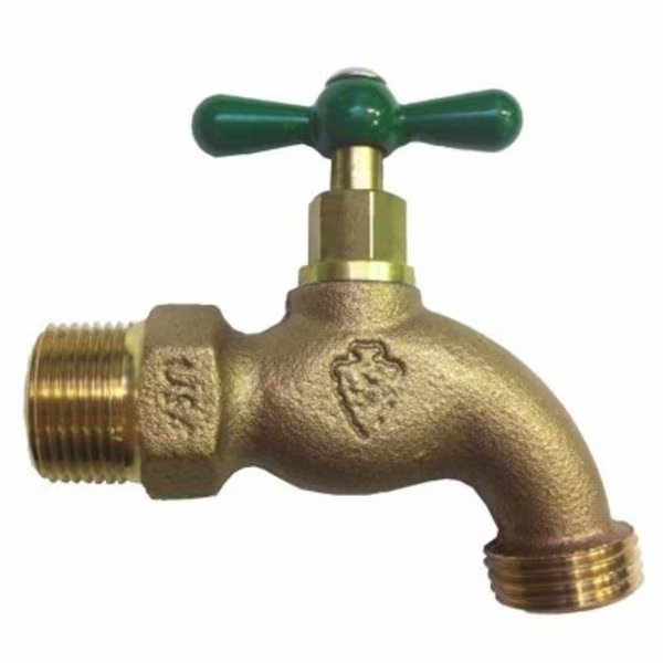 34MPT HD Hose Bibb, Arrowhead Brass, Mfr#: 302LF