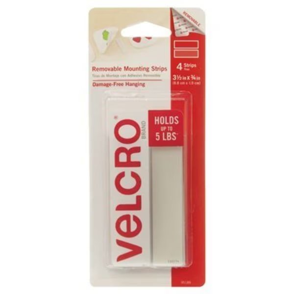4CT 35x34 MNT Strips, Velcro Brand, Mfr#: 95189