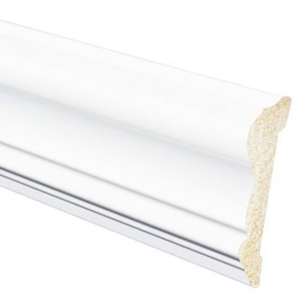 8'WHT ChairRail Molding, Inteplast Building Products, Mfr#: 52970800032