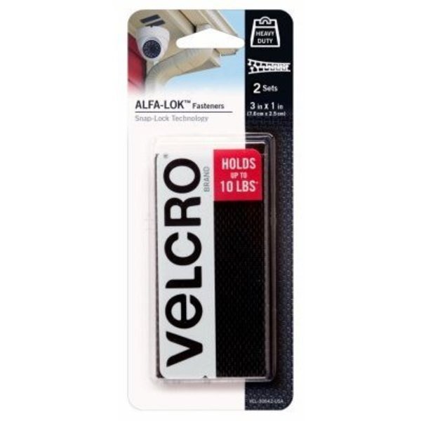 2CT BLK Alfa Fasteners, Velcro Brand, Mfr#: VEL-30642-USA