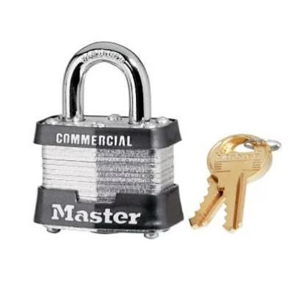 112Lamianted Padlock, Master Lock, Mfr#: 3KA-3210