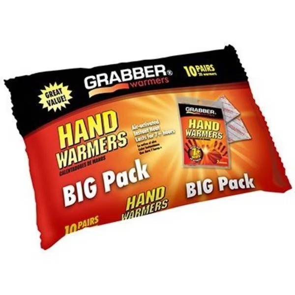 10PK Bag Hand Warmer, Grabber Warmers, Mfr#: HWPP10DISPLAYUSA