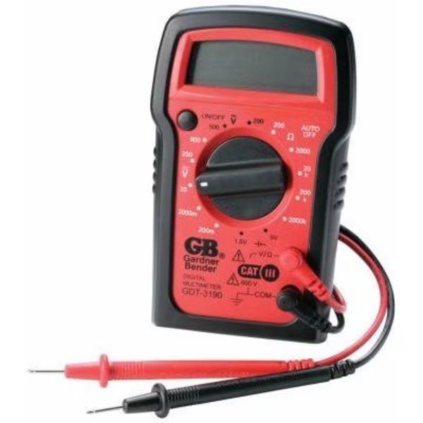 ManualDGTL Multimeter, Ecm Industries, Mfr#: GDT-3190