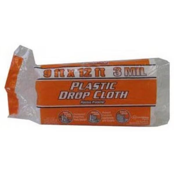 9x12 3Mil Drop Cloth, Berry Plasticsrp, Mfr#: 626248