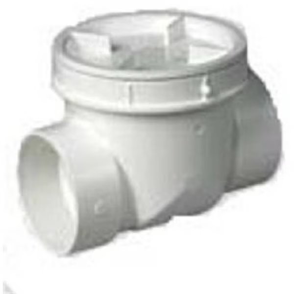 4 PVC Backwater Valve, Oatey, Mfr#: 43904
