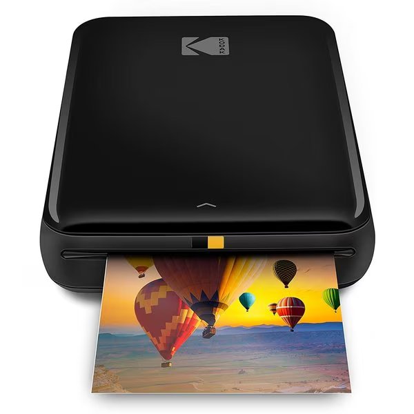 Step Wireless Mobile Photo Printer (Black) Compatible w/iOS & Android, NFC & Bluetooth Devices, Kodak, Mfr#: RODMP20B