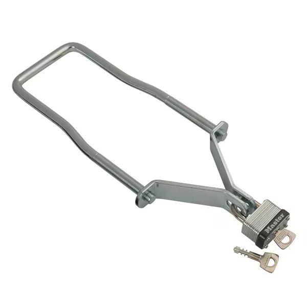 Pkg U-bolt Spare Tire Carrier, 8-3/4 in. Long, w/Spin On Lock Brackets & Lock, C.E. Smith, Mfr#: 27202