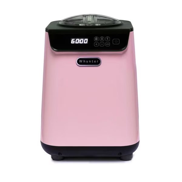 128 Quart Automatic Ice Cream Maker Black Pink Edition, Whynter, Mfr#: ICM-128BPS