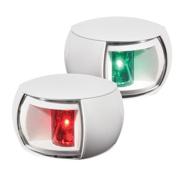 NaviLED Port & Starboard Pair - 2nm - Clear Lens/White Ho, Hella Marine, Mfr#: 980520911