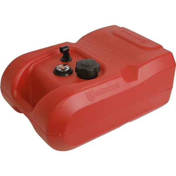 Attwood Portable Fuel Tank - 6 Gallon w/Gauge, Attwood Marine, Mfr#: 8806LPG2