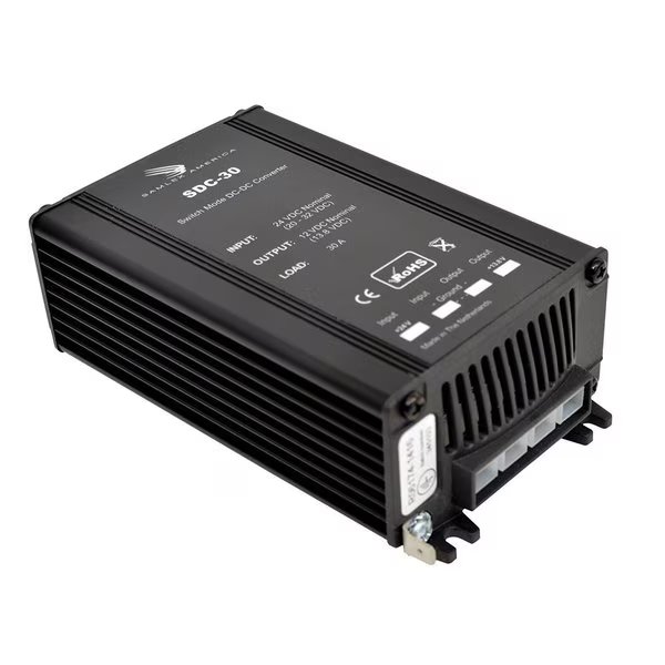 Samlex 30A Non-Isolated Step-Down 24VDC-12VDC Converter, Samlex America, Mfr#: SDC-30
