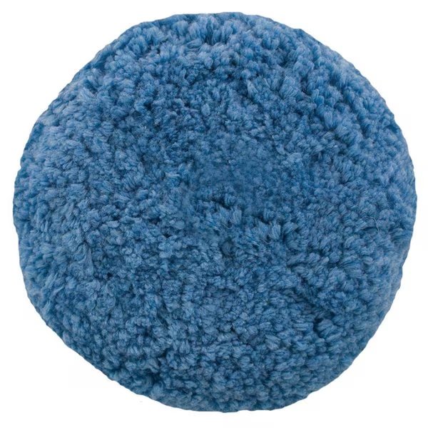 Rotary Blended Wool Buffing Pad - Blue Soft Polish, Presta, Mfr#: 890144