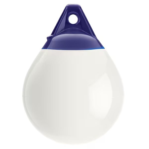 Polyform A-1 Buoy 11 in. Diameter, White, Polyform U.S., Mfr#: A-1 WHITE