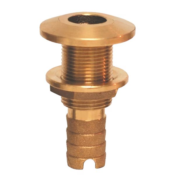 Bronze Hose Barb Thru-Hull Fitting - 1-1/4
