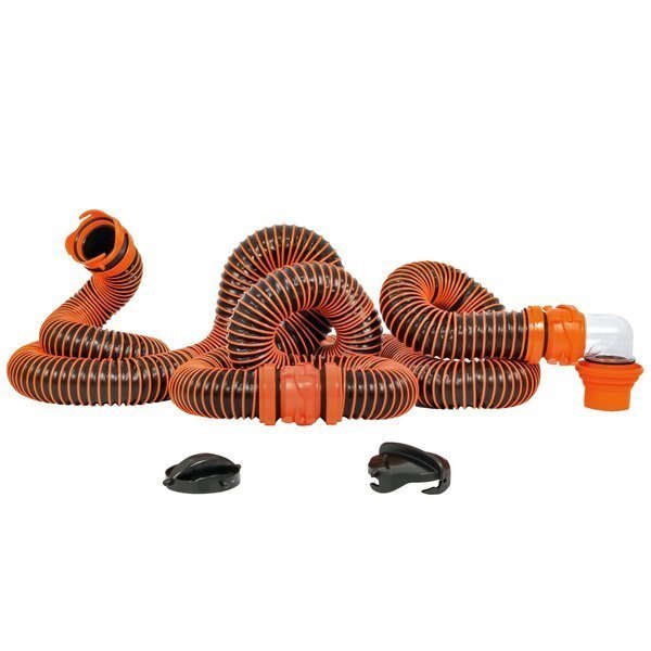 RhinoEXTREME 20 and #39 Sewer Hose Kit w/4 In 1 Elbow Caps, Camco, Mfr#: 39867