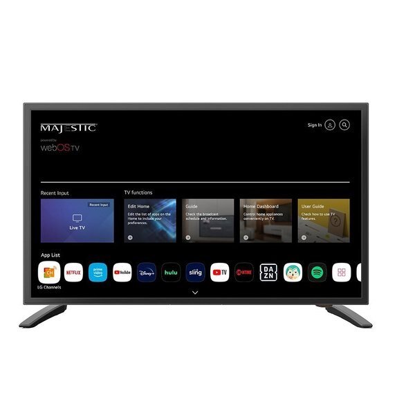 Majestic 19in 12V Smart LED TV WebOS, Mirror Cast & Bluetooth - North America Only, Majestic Global Usa, Mfr#: MJSLT190U