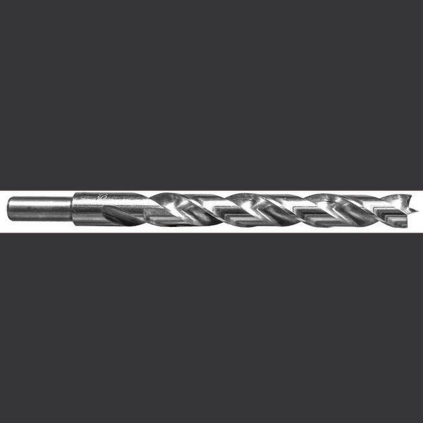 Brad Point Wood Bit 15/32 Overall Lgth 5-3/4 Cutting Lgth 4-1/2 Rs 3/8, Century Drill & Tool, Mfr#: 37230