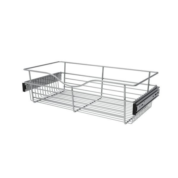 Rev-A-Shelf 24 W Closet Basket for Custom Closet Systems, Rev-A-Shelf, Mfr#: CB-241207CR-1
