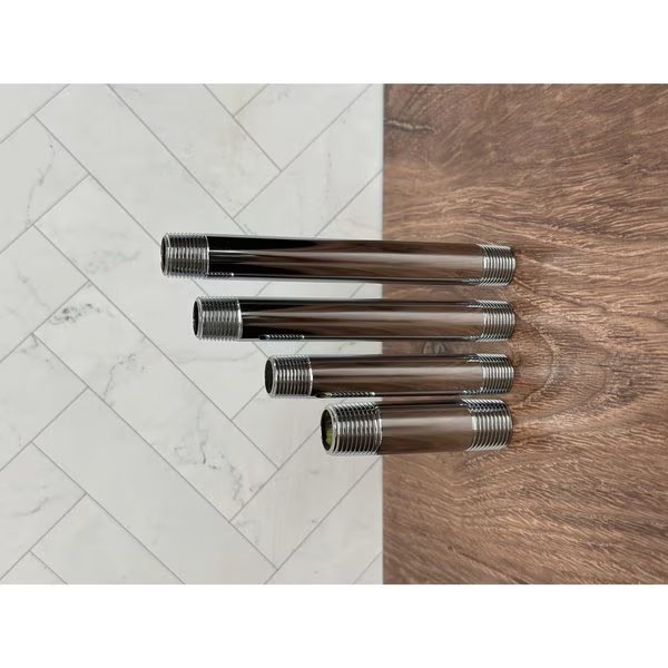 3/8in.  x 1-1/2in.  Chrome Nipple, 3/8in.  x 1-1/2in.  Chrome Nipple, Chatham Brass, Mfr#: 3/8 x 1-1/2