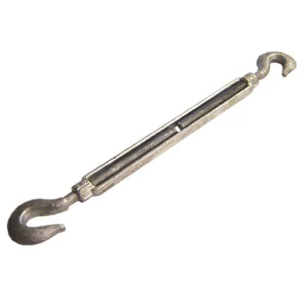 Galvanized Turnbuckle - Import - Hook & Hook - 1/2