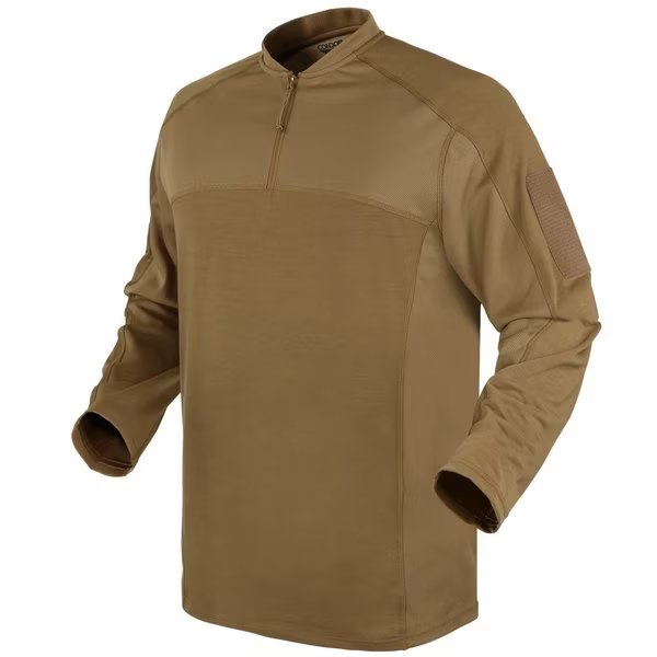 TRIDENT BATTLE TOP LS, TAN, S, Condor Outdoor Products, Mfr#: 101206-003-S